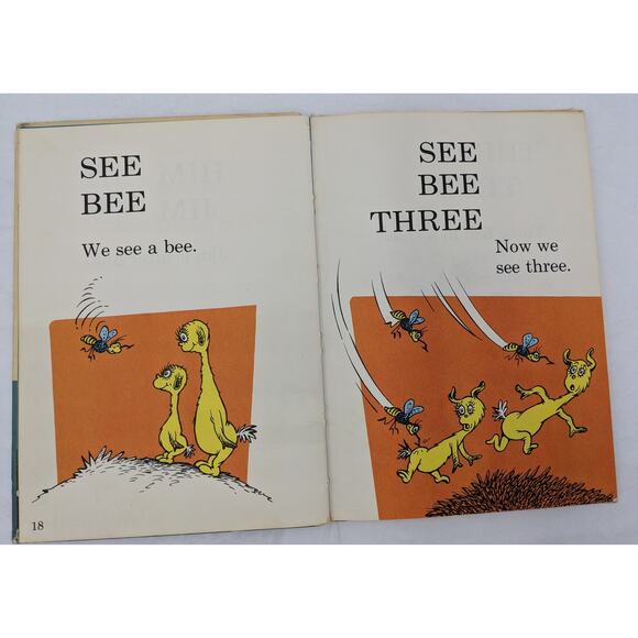 Hop On Pop By Dr. Seuss Beginner Book Club Edition Vintage Childrens 1963 - Picture 10 of 16